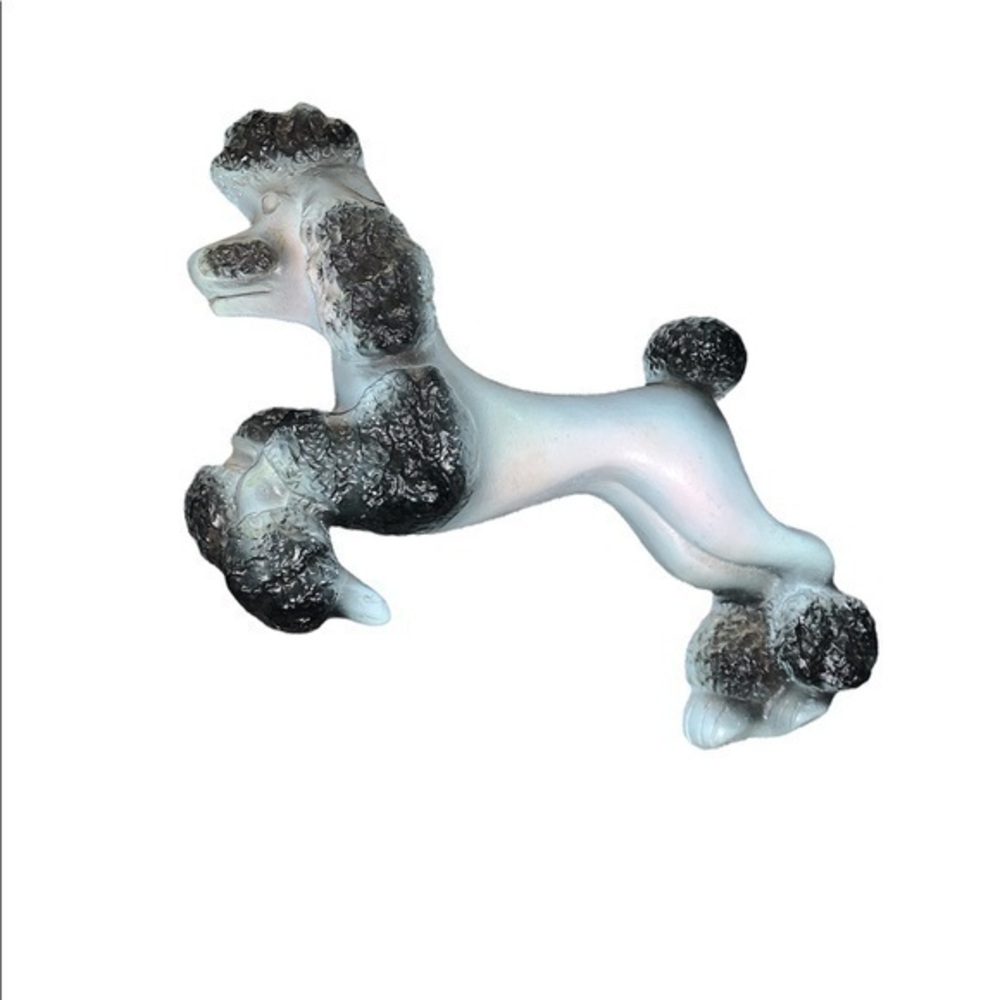 Vintage chalkware poodle